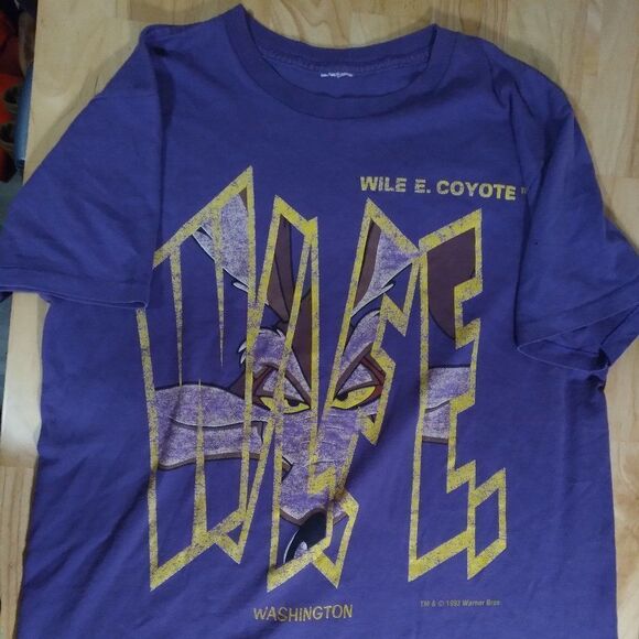 Vintage Wile E. Coyote Washington T-Shirt - Picture 1 of 11
